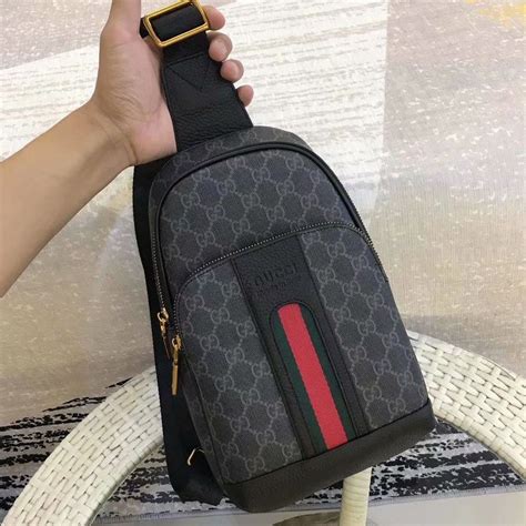 sling bag for men gucci|Gucci shoulder bag men's.